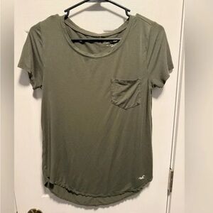 Hollister Sage Green Short Sleeve Tee